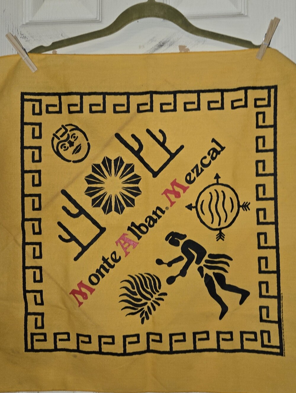 Vintage Monte Alban Mezcal Tequila Bandana - Picture 9 of 9